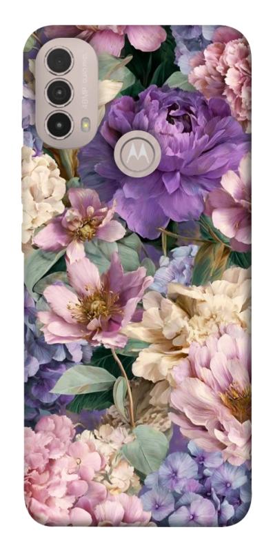 Чехол itsPrint Tenderness для Motorola Moto E40, цветы, купить оптом с доставкой