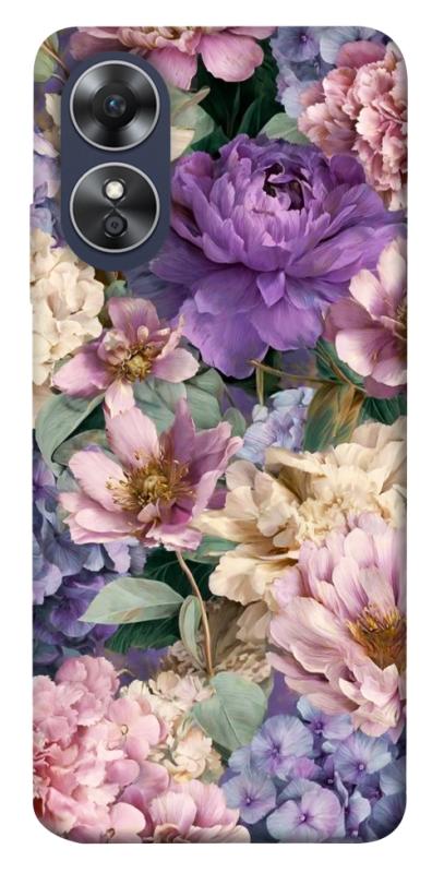 Чехол itsPrint Tenderness для Oppo A17, цветы, купить оптом с доставкой