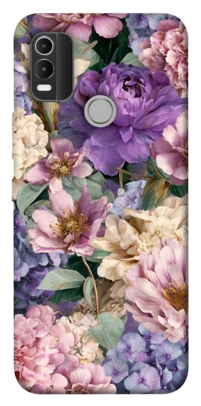 Чехол itsPrint Tenderness для Nokia C21 Plus, цветы, купить оптом с доставкой