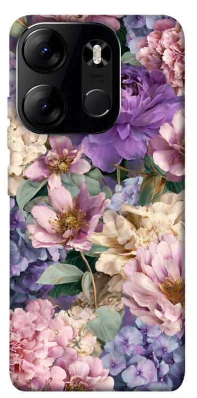 Чехол itsPrint Tenderness для Tecno Spark Go 2023, цветы, купить оптом с доставкой