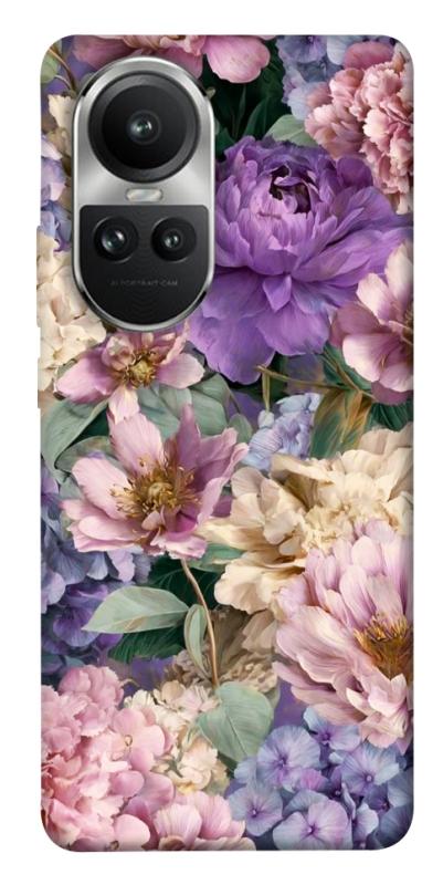 Чехол itsPrint Tenderness для Oppo Reno 10, цветы, купить оптом с доставкой