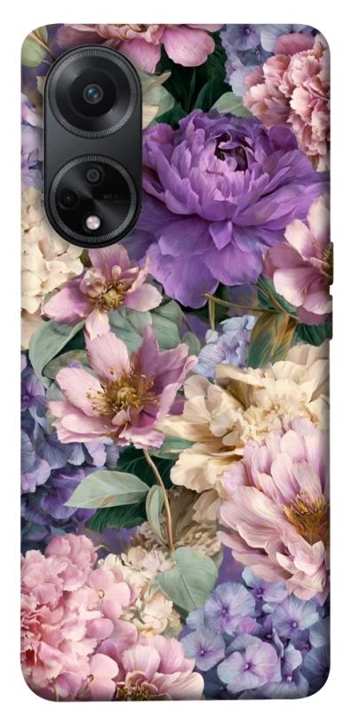 Чехол itsPrint Tenderness для Oppo A58 4G, цветы, купить оптом с доставкой