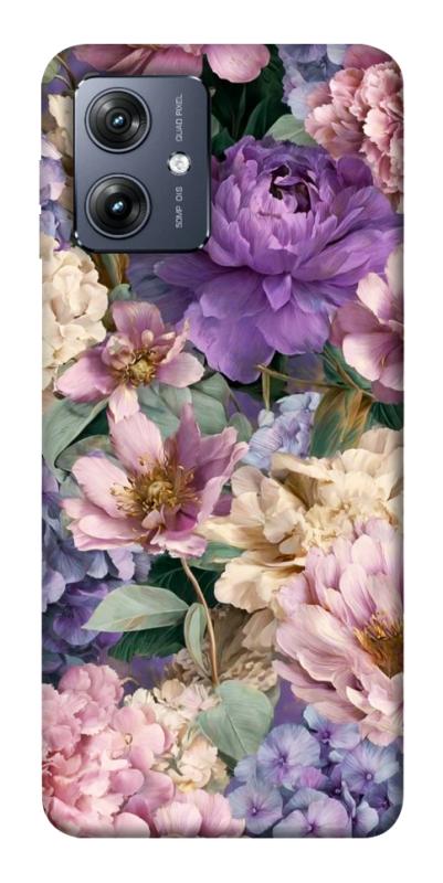 Чехол itsPrint Tenderness для Motorola Moto G54, цветы, купить оптом с доставкой