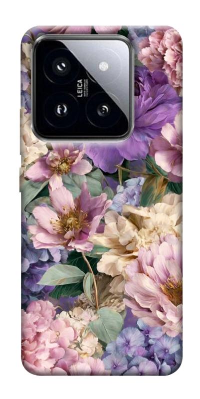 Чохол itsPrint Tenderness для Xiaomi 14 Pro, квіти, купити оптом з доставкою