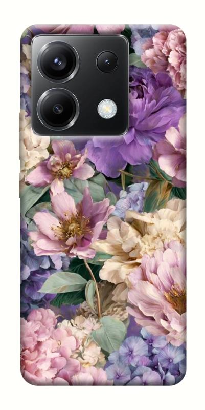 Чехол itsPrint Tenderness для Xiaomi Poco X6, цветы, купить оптом с доставкой