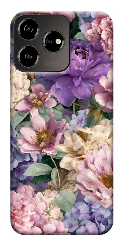 Чехол itsPrint Tenderness для ZTE Blade V50 Desing 4G, цветы, купить оптом с доставкой