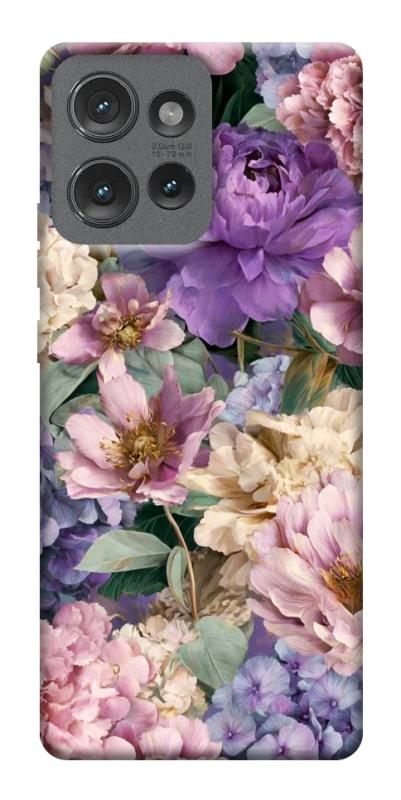 Чехол itsPrint Tenderness для Motorola Edge 50, цветы, купить оптом с доставкой