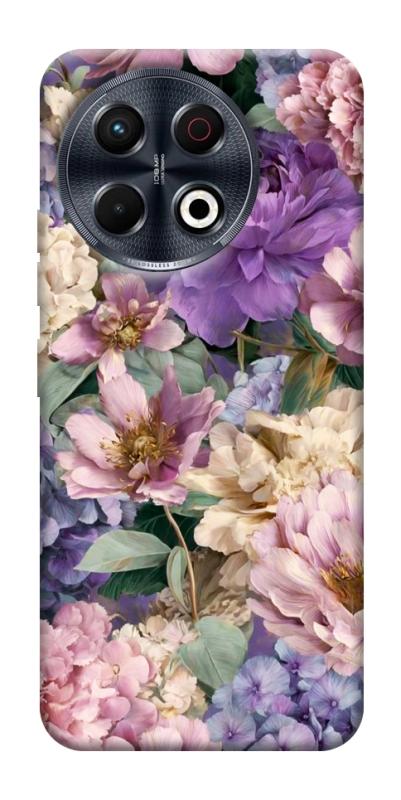 Чехол itsPrint Tenderness для TECNO Spark 30 Pro (KL7), цветы, купить оптом с доставкой