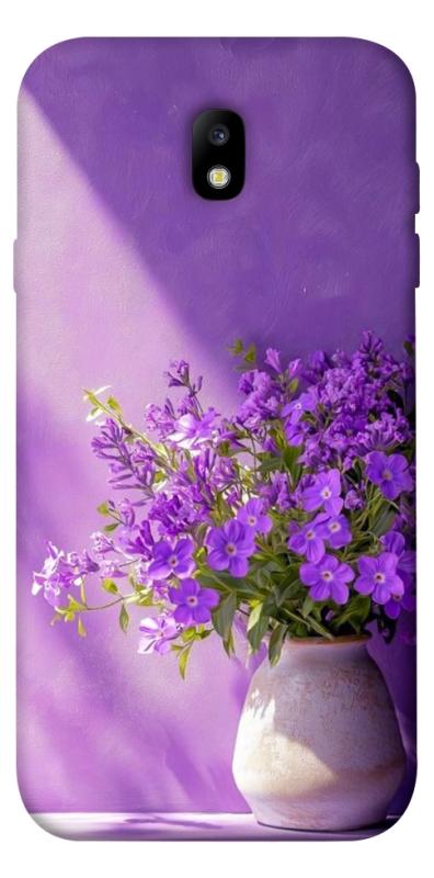 Чехол itsPrint Vase with flowers для Samsung J730 Galaxy J7 (2017), цветы, купить оптом с доставкой