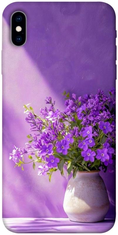 Чехол itsPrint Vase with flowers для Apple iPhone X (5.8"), цветы, купить оптом с доставкой