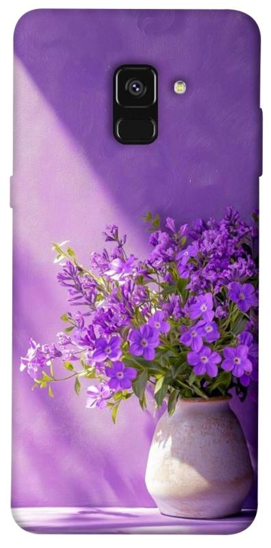 Чехол itsPrint Vase with flowers для Samsung A530 Galaxy A8 (2018), цветы, купить оптом с доставкой
