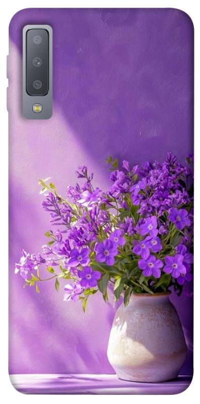 Чехол itsPrint Vase with flowers для Samsung A750 Galaxy A7 (2018), цветы, купить оптом с доставкой