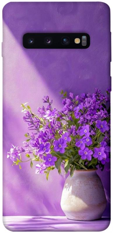 Чехол itsPrint Vase with flowers для Samsung Galaxy S10, цветы, купить оптом с доставкой