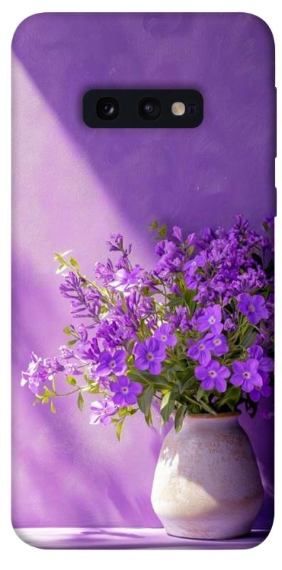 Чехол itsPrint Vase with flowers для Samsung Galaxy S10e, цветы, купить оптом с доставкой