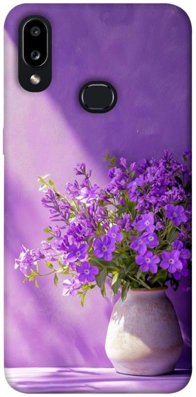 Чехол itsPrint Vase with flowers для Samsung Galaxy A10s, цветы, купить оптом с доставкой