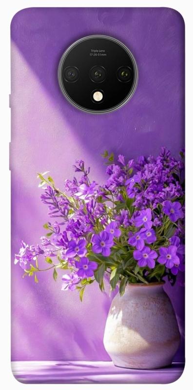 Чохол itsPrint Vase with flowers для OnePlus 7T, квіти, купити оптом з доставкою