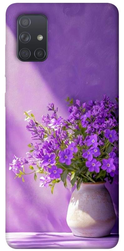 Чехол itsPrint Vase with flowers для Samsung Galaxy A71, цветы, купить оптом с доставкой