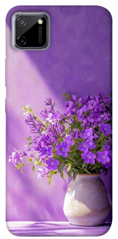 Чехол itsPrint Vase with flowers для Realme C11, цветы, купить оптом с доставкой