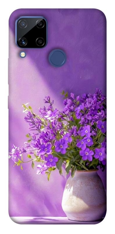 Чехол itsPrint Vase with flowers для Realme C15, цветы, купить оптом с доставкой