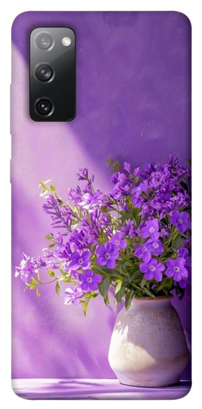 Чехол itsPrint Vase with flowers для Samsung Galaxy S20 FE, цветы, купить оптом с доставкой