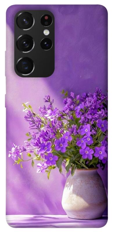 Чохол itsPrint Vase with flowers для Samsung Galaxy S21 Ultra, квіти, купити оптом з доставкою