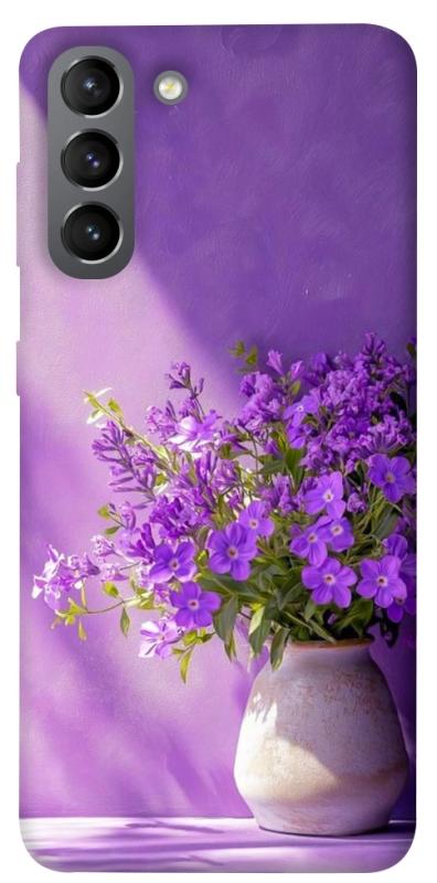 Чехол itsPrint Vase with flowers для Samsung Galaxy S21, цветы, купить оптом с доставкой