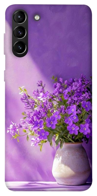 Чехол itsPrint Vase with flowers для Samsung Galaxy S21+, цветы, купить оптом с доставкой