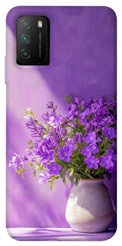 Чехол itsPrint Vase with flowers для Xiaomi Poco M3, цветы, купить оптом с доставкой