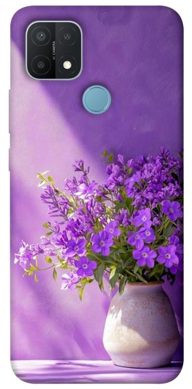 Чехол itsPrint Vase with flowers для Oppo A15s / A15, цветы, купить оптом с доставкой