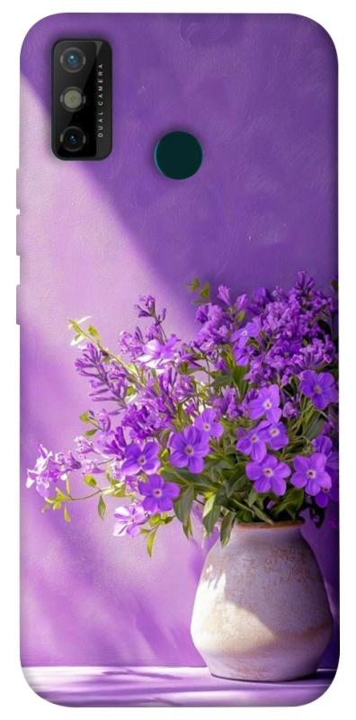 Чехол itsPrint Vase with flowers для TECNO Spark 6 Go, цветы, купить оптом с доставкой