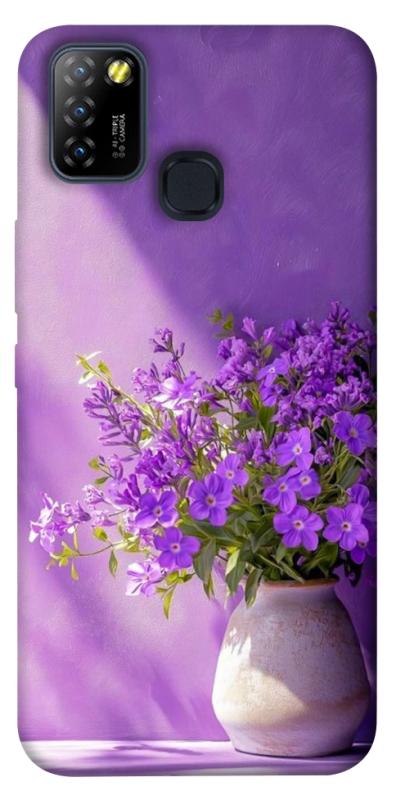 Чехол itsPrint Vase with flowers для Infinix Hot 10 Lite, цветы, купить оптом с доставкой