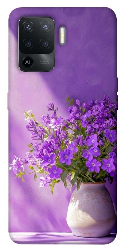 Чехол itsPrint Vase with flowers для Oppo Reno 5 Lite, цветы, купить оптом с доставкой