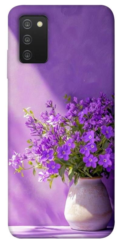 Чехол itsPrint Vase with flowers для Samsung Galaxy A03s, цветы, купить оптом с доставкой