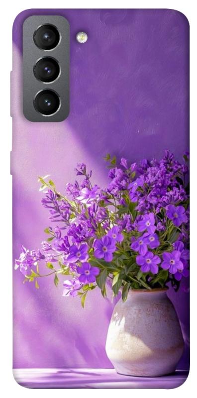 Чехол itsPrint Vase with flowers для Samsung Galaxy S21 FE, цветы, купить оптом с доставкой