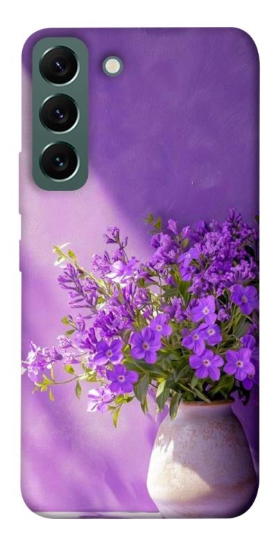 Чехол itsPrint Vase with flowers для Samsung Galaxy S22, цветы, купить оптом с доставкой