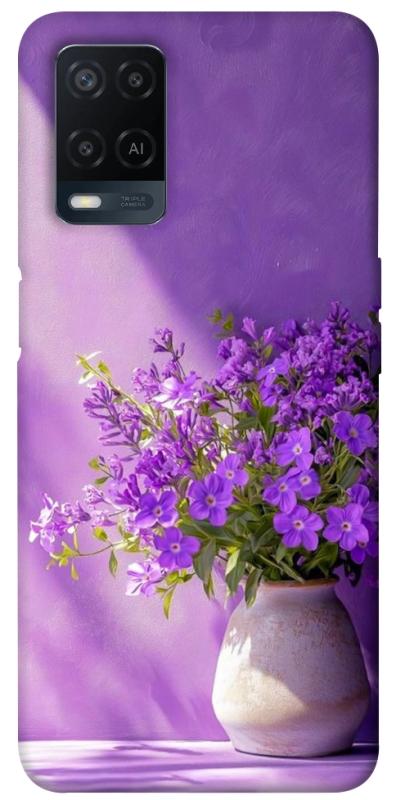 Чехол itsPrint Vase with flowers для Oppo A16s / A16, цветы, купить оптом с доставкой
