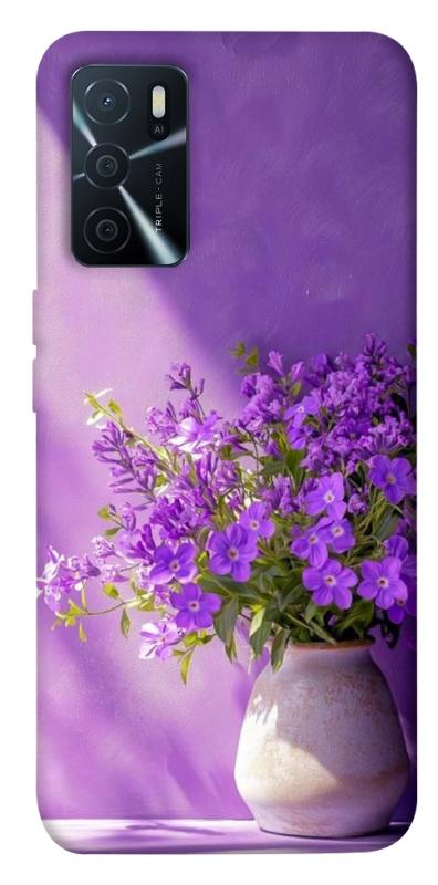Чехол itsPrint Vase with flowers для Oppo A16s / A16, цветы, купить оптом с доставкой
