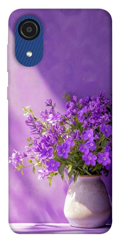 Чехол itsPrint Vase with flowers для Samsung Galaxy A03 Core, цветы, купить оптом с доставкой