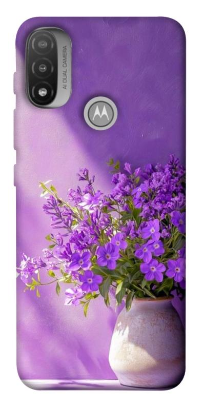 Чехол itsPrint Vase with flowers для Motorola Moto E20, цветы, купить оптом с доставкой
