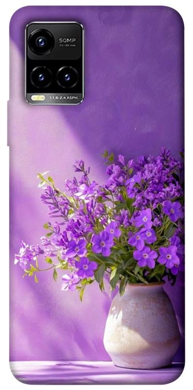 Чехол itsPrint Vase with flowers для Vivo Y21 / Y33s, цветы, купить оптом с доставкой