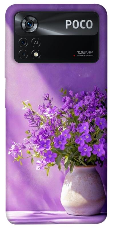Чехол itsPrint Vase with flowers для Xiaomi Poco X4 Pro 5G, цветы, купить оптом с доставкой