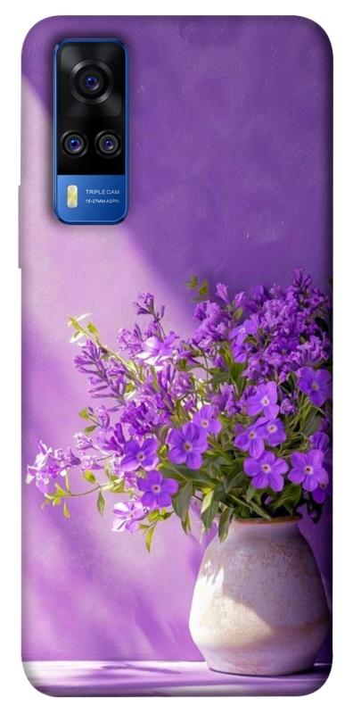 Чехол itsPrint Vase with flowers для Vivo Y51a, цветы, купить оптом с доставкой