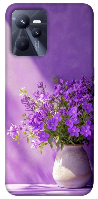 Чехол itsPrint Vase with flowers для Realme C35, цветы, купить оптом с доставкой