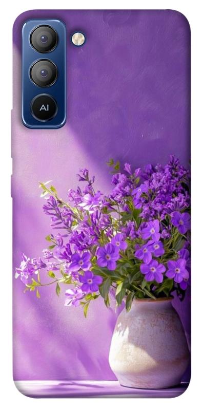 Чехол itsPrint Vase with flowers для TECNO Pop 5 LTE, цветы, купить оптом с доставкой