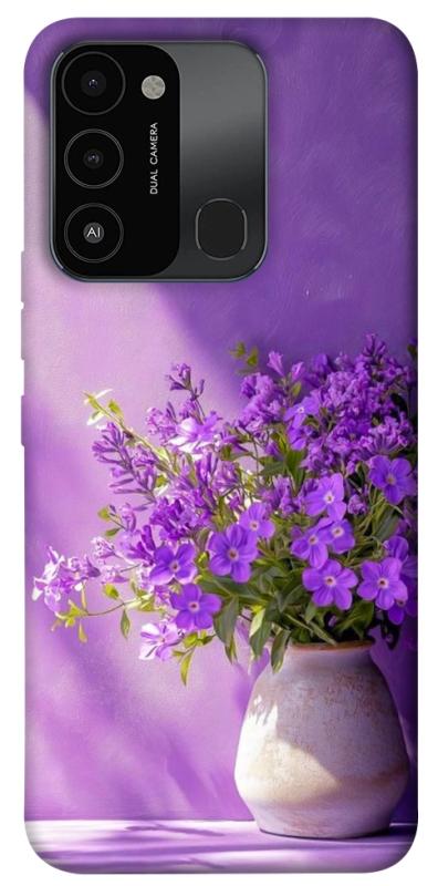 Чехол itsPrint Vase with flowers для Tecno Spark Go 2022 (KG5m), цветы, купить оптом с доставкой