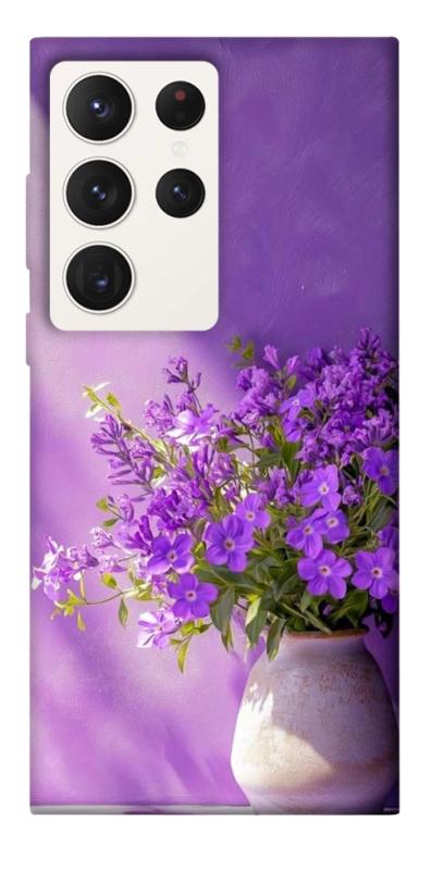 Чехол itsPrint Vase with flowers для Samsung Galaxy S23 Ultra, цветы, купить оптом с доставкой