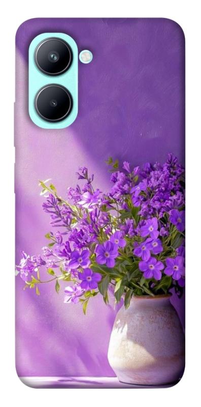 Чехол itsPrint Vase with flowers для Realme C33, цветы, купить оптом с доставкой