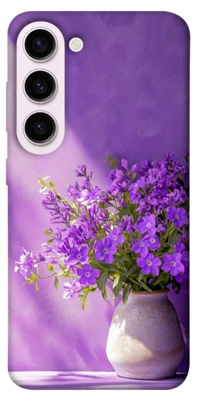 Чехол itsPrint Vase with flowers для Samsung Galaxy S23+, цветы, купить оптом с доставкой