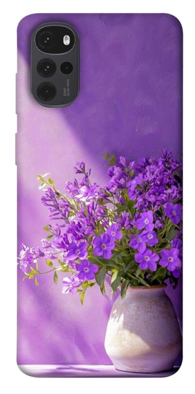 Чехол itsPrint Vase with flowers для Motorola Moto G22, цветы, купить оптом с доставкой