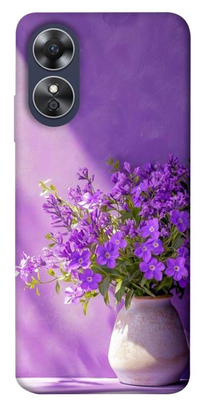 Чехол itsPrint Vase with flowers для Oppo A17, цветы, купить оптом с доставкой